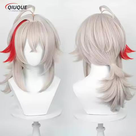 High Quality Impact Cosplay Kazuha Wig Kazuhan Cosplay Wig Heat Resistant Synthetic Hair Party Game 