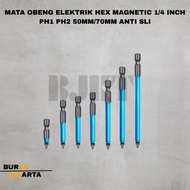 MATA PH1 PH2 MAGNETIC HEX SCREWDRIVER BIT ANTI-SLIP MAGNETIC SCREWDRIVER