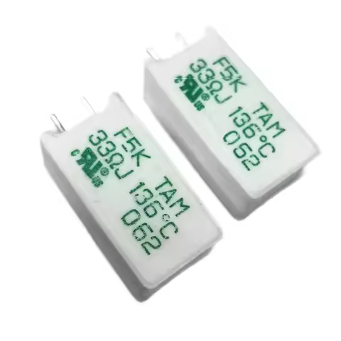 5Pcs F5K TAM F5K330J13 33ΩJ 33 Ohm 5 W 136℃ 136 Degree Thermal Resistor