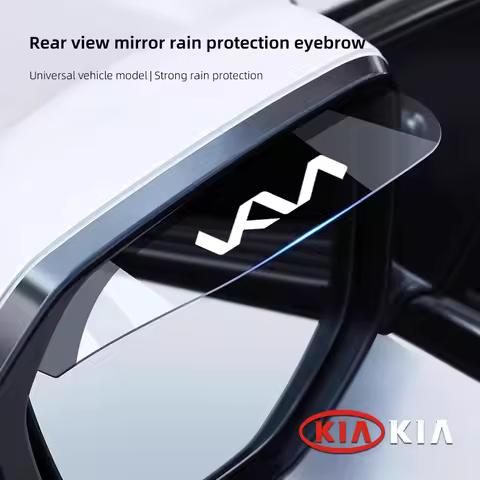 2Pcs Car Rearview Mirror Rain Cover Eyebrows Auto Accessories For KIA K9 Sportage Niro K5 Carnival E