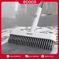 Ecoco Floor Scrub Brush V-Shape Cleaning Brush with Built-in Detergent Tank Rotatable Long Handle Ec