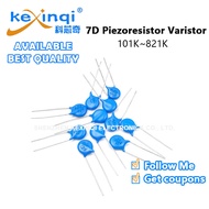 (10pcs) 7D Piezoresistor Varistor 101K 102K 121K 180K 220K 241K 270K 330K 471K 511K 560K 561K 680K 8