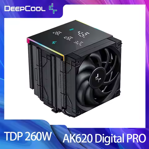 Deepcool AK620 Digital PRO CPU Cooler 6 Heat Pipes TDP 260W CPU Air Cooler For LGA2066 2011 V3 1700