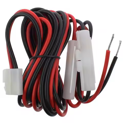3M Long T Type DC Power Cord Cable for Kenwood TM-201B 261A 271 471 ICOM IC-2800H Alinco YAESU Verte