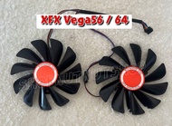 (พร้อมส่ง) พัดลมระบายความร้อนการ์ดจอ XFX RX Vega56 / 64 RX580 590 (95 mm 1 คู่ 4 pin)