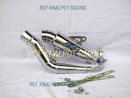 Knalpot Racing DOS Muffler Beat Fi Beat karbu Beat street new esp Mio Soul sporty Mio smile Mio Gt 1