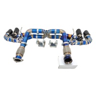 CSZ Performance 3" Titanium Catback for Chevrolet Corvette C8 6.2 Muffler with Remote Control Valvet