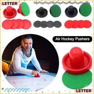 LETTER1 Air Hockey Paddles, 76mm Durable Air Hockey Pushers, Accessories 51mm Universal Table Hockey Accessories