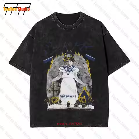 Studio A24 Films Midsommar Ari Asrer Movie Japan Fedex [C] Vintage Oversized T-Shirt 4LUA