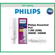 Philips LED Vertical PLC 7.5W 840 2P G24d