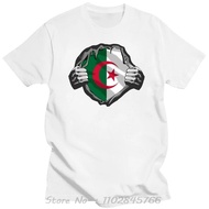 Halloween Funny Algeria Algerian Flag Pround Oversized T-shirt Mens Clothing Birthday Gifts Fitness