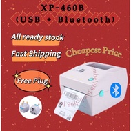 Thermal Printer A6 phone Bluetooth Xprinter 460B/420B Air Waybill Printer Barcode Shipping Label