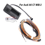 UNCHOICE 4G0827566A Rear View Camera Trunk handle with Trajectory Trace For Audi A6 A7 C7 MIB 2 UNIT