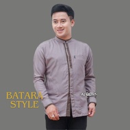 Koko Shirt Men Long Sleeve Plain Combination Of The Latest batik motif afala Sogan Moslem Boys Teenagers muslim Clothing For Adult Men