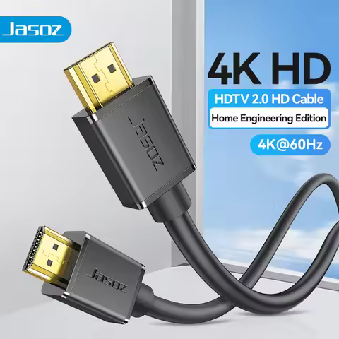 Jasoz 4K HDMI-Compatible Cable 4K@60Hz HDMI 2.0 Cord HDR for Xiaomi TV Box PS5 PS4 Xbox Laptop HDMI 