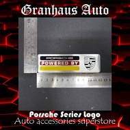 Porsche Side Fender Powered By Porsche Emblem Logo
