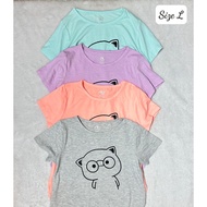 Athletic girls cotton t-shirt