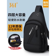 361 degree men's chest Bag 2025 new Style Bag Casual Commuter Backpack Outing Portable Portable Mess