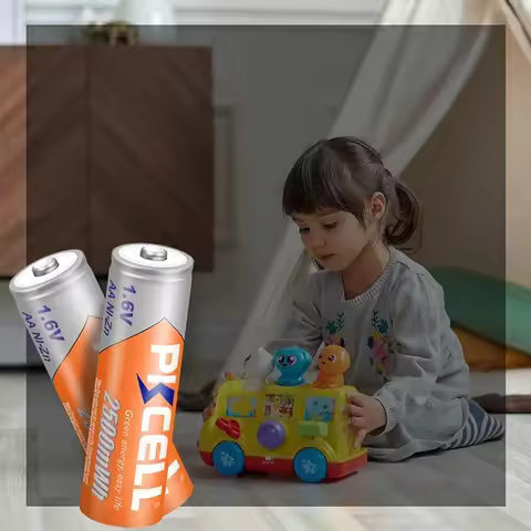 8Pcs 2500mWh 1.6V For PKCELL AA Ni-Zn Rechargeable Battery Aa NIZN Batteries 2A