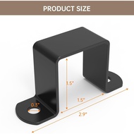 Square Tube Strap Clamp, Black Deck Fence Post Tie Bracket, Square Pipe Clamp, Steel Square Tube Buc