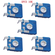 5Pcs/Lot 10K/100K Vertical Adjustable Potentiometer 14MMX14MM CA14NV17.5 10K Ohm 100K Ohm Vertical P