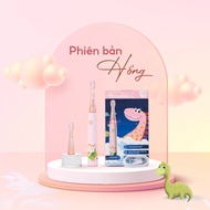 Bàn chải điện cho bé BRUSHIE KIDS bàn chải điện trẻ em đầu lông chải mềm mượt 3 chế độ làm sạch răng
