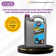 OWS Germany 10W-40 HC Fully Synthetic Multilight LXI  High Performance Light Running Engine Oil