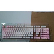 淡白粉紅漸層 pbt 鍵帽(FILCO RAZER DUCKY CORSAIR 黑寡婦競技版)