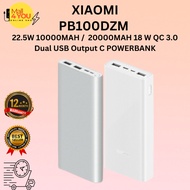 Xiaomi Mi Power Bank Powerbank 22.5w 10000mah QC3.0 Dual USB Output C PB100DZM