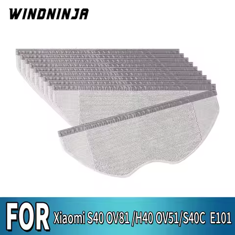 Replacement Mop Cloth Fit For Xiaomi S40 S40C H40 OV81 E101 OV51 Mop Pad Rags Vacuum Cleaner Accesso