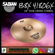 SABIAN 41806X 18inch B8X Thin Crash Cymbal