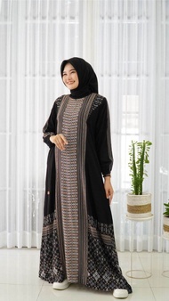 Gamis Nadheefa Store Terbaru Dress Twill Uniqlo Premium Busui