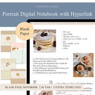 數碼 Portrait Digital Notebook (Blank Paper) for Goodnotes, Notability etc.