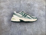 New Balance  740系列 白綠低幫復古老爹風休閒運動慢跑鞋原鞋打版 細節完美 鞋面由透氣網眼與皮革組成#中底搭載N-ERGY緩震科技和厚實的Ortholite鞋墊 舒適腳感#TPU支撐給與