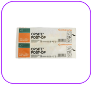 Opsite Post-OP แผ่นเทปใสปิดแผลกันน้ำ พร้อมแผ่นซับ (ยกกล่อง)