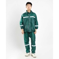 NEW Plain Scotchlight Rubber Raincoat and Pants Set - H901