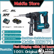 [Original Direct Sales] Makita DHR171 Cordless Electric Hammer 18V 6.0Ah Lithium Battery Brushless Lightweight Industrial Grade Impact Drill Home Multifunctional Electric Drill High Power Concrete Impact Drill