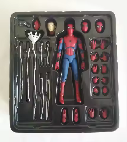 Spider-man Mafex 103 Hero No Return Spider Man Deluxe Edition Action Figures Can Be Hands-on Model C