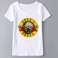 Guns N Roses Print Harajuku Tee 2018 Punk T-shirt Graphic Tees Women T Shirt Short Sleeve O-neck Tum