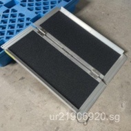 Aluminum Alloy Unloading Ramp Slope Board Up and Down Step Ramp Slope Pad Board Wheelchair Elderly H