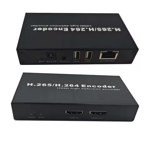 IP encoder decoder H.265 HEVC H.264 high-definition encoder 4K decoder IP to HDMI HDMI to IP USB UVC