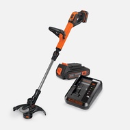 [特價]BLACK+DECKER 18V鋰電手動吐線割草機 (含電池充電器)