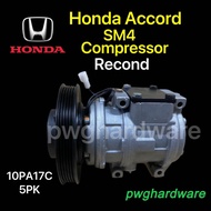 Recond Honda Accord SM4 Air Cond Compressor 10PA17C/ Kompressor Honda SM4 / Car Air-Cond Compressor 