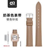 Original Soft top layer cowhide watch strap suitable for DW Tissot Anne King Omega joint leather watch chain for men and women