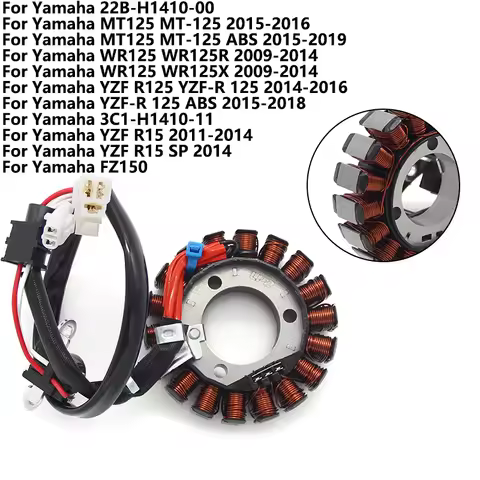 Motorcycle Generator Stator Coil Comp For Yamaha motor MT125 MT-125 ABS WR125R WR125X YZF R125 YZF-R
