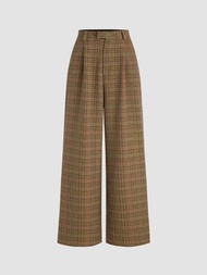 Cider Mid Waist Straight Leg Trousers