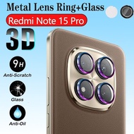 For Redmi 15R 15C 15 5G 4G CD Aluminum Alloy Camera Lens Protector Ring Cap For Redmi Note 15R 15Pro