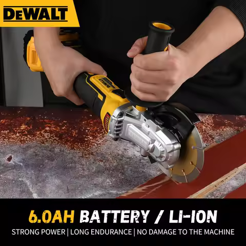 DEWALT DCG405FN 18V Max XR Brushless Cordless Angle Grinder - 125mm, 8500 RPM - Ideal for Cutting &