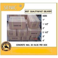 CONCRETE NAIL NO. 1 , 1 1/2 , 2 , 2 1/2 , 3 , 4 (PER BOX) PAKO PANGBATO