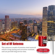 [LIS1] 1/4 Wavelength 5M/16.4FT QRP Antenna 14M-30MHz 300W-600W Stainless Steel HF for USDX Radio